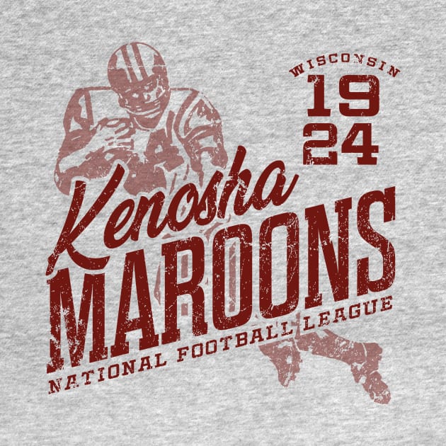 Kenosha Maroons Football by MindsparkCreative